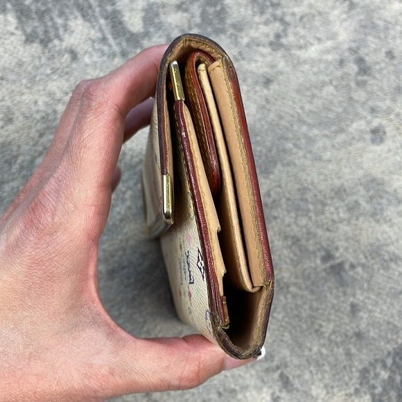 Louis Vuitton Takashi Murakami Multicolor Monogram Long Snap Continental Wallet - Picture 3 of 16